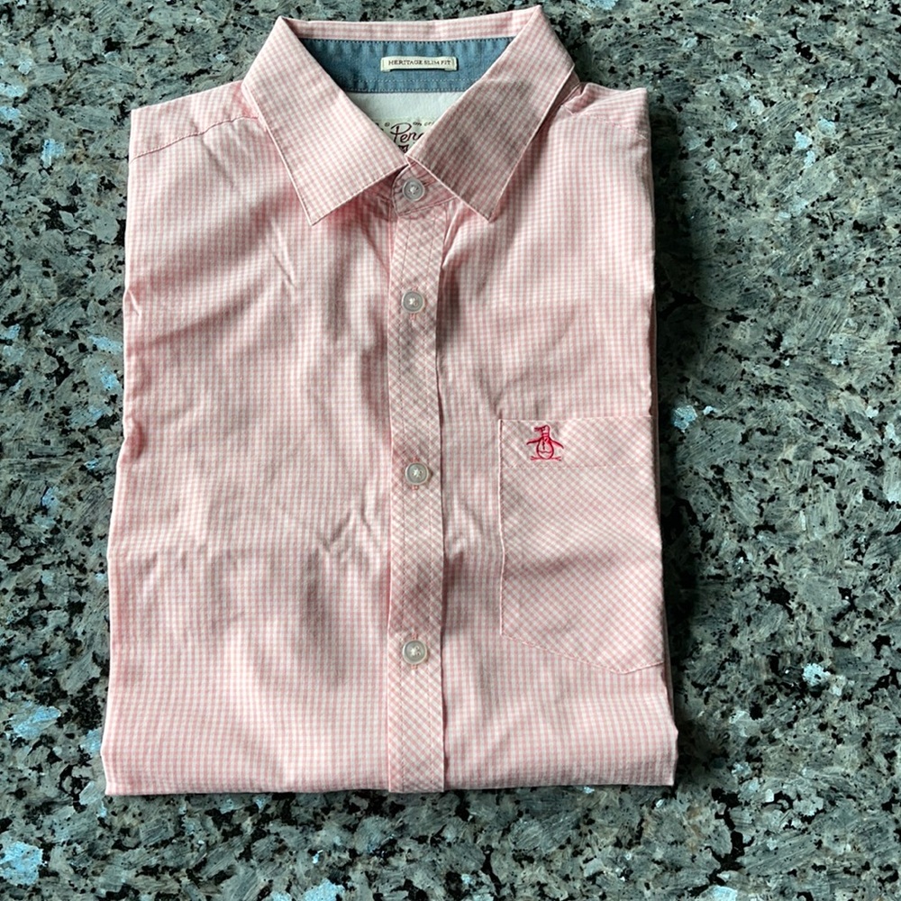Penguin Short sleeve button shirt S